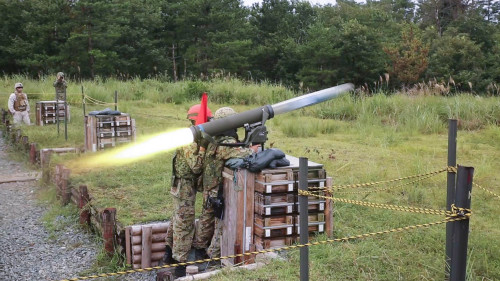 JGSDF, Marines shoot Anti-tank Missiles at Forest Light 16-1